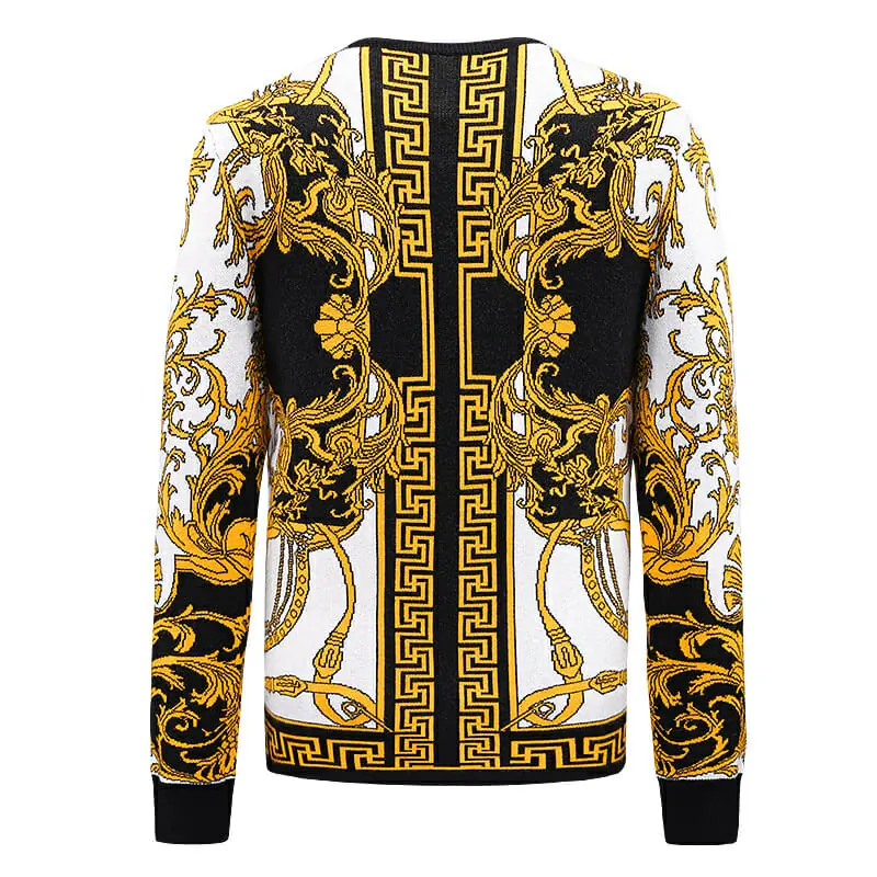 versace pull  manches longues pour homme s_ba73531